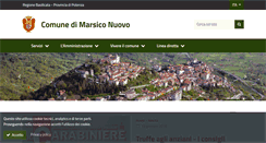 Desktop Screenshot of comunemarsiconuovo.gov.it